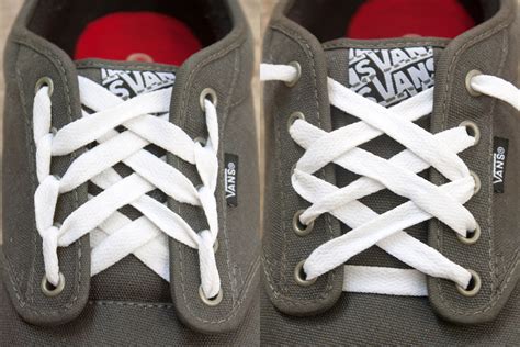 step by step cool ways to lace vans